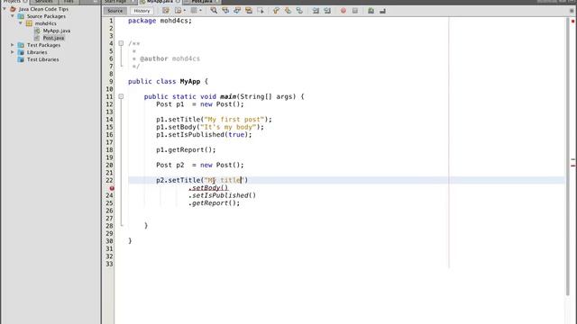 الكود النظيف #8: تعرف على مفهوم الـ Fluent Interface смотреть онлайн