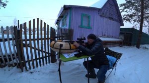 EDgun Matador 5.5 psp 2013 против doberman 5.5  на 50 метрах часть 1