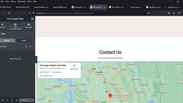 05. Elementor Page Builder - Google Map Section смотреть онлайн