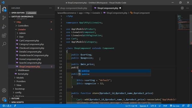 Laravel 8 E-Commerce - Add Price Filter On Shop Page смотреть онлайн