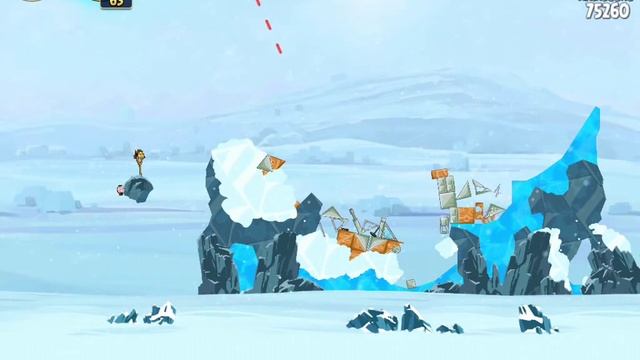 Angry Birds Star Wars Hoth 3-14 Прохождение на 3 Звезды смотреть онлайн