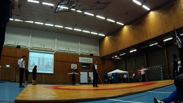Thomas Nyzell (red) vs Bert Gevaert (blue) 8th finals sabre Swordfish 2014 смотреть онлайн
