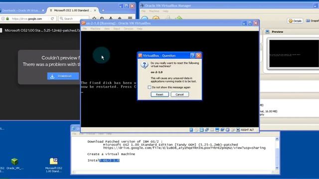 How to install IBM OS/2 1.0 in virtual box смотреть онлайн