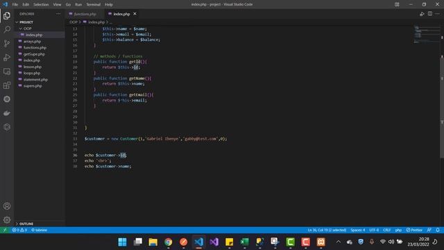 Devcamp30 PHP Class 5: Object Oriented Programming смотреть онлайн