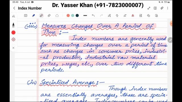 Characteristics Of Index Numbers смотреть онлайн