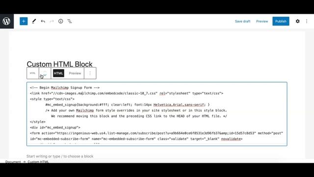 Gutenberg Custom HTML Block - Ultimate Guide - WordPress Block Editor смотреть онлайн