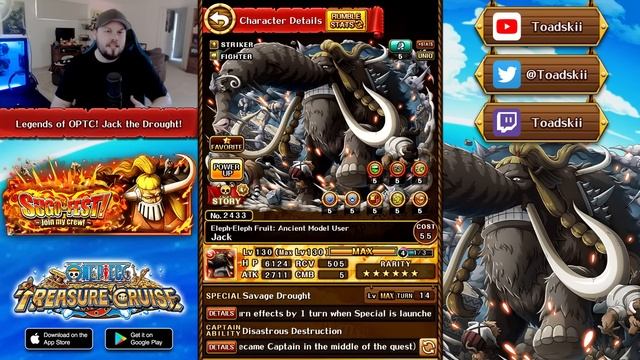 Legends of ONE PIECE Treasure Cruise - Jack смотреть онлайн