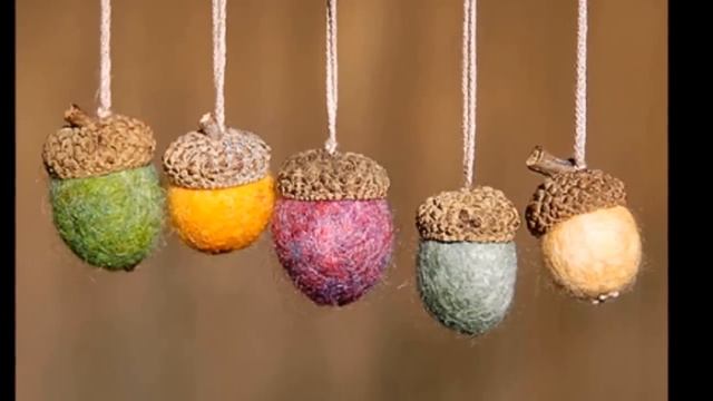 Поделки из природного материала Поделки из желудей смотреть онлайн