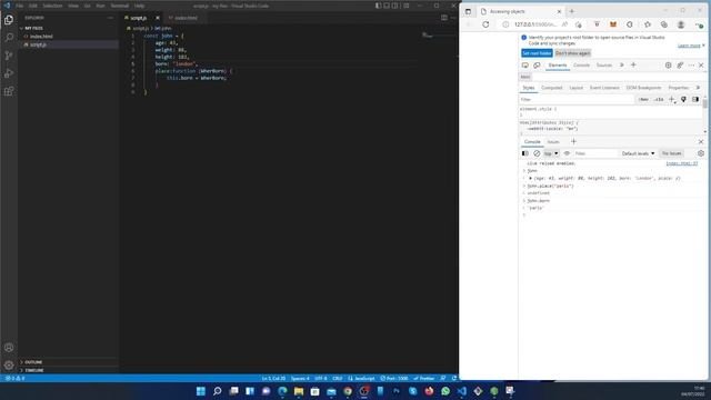 How to Create Object in Java Script смотреть онлайн