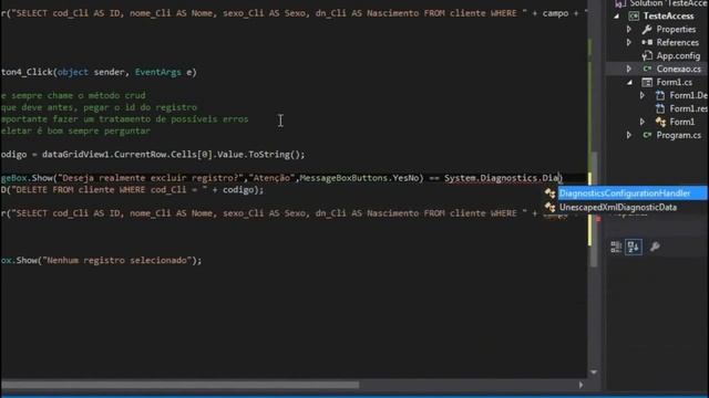C# Access CRUD (Não comentado) смотреть онлайн