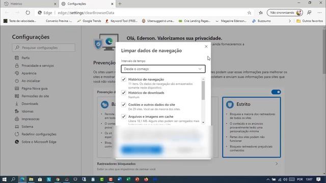 Como Limpar Todo o Histórico de Navegação No Novo Microsoft EDGE Chromium смотреть онлайн