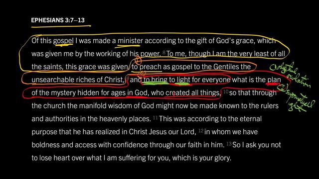 A Plan No Mere Man Can Accomplish: Ephesians 3:7–13, Part 4 смотреть онлайн