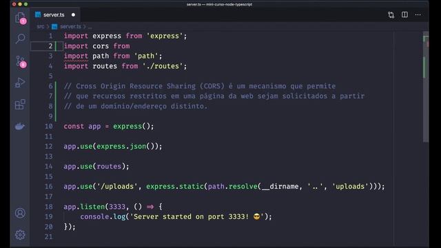 Aula #21 - Configurando o CORS - Iniciando o Desenvolvimento de API Restful Node.js e Typescript смотреть онлайн