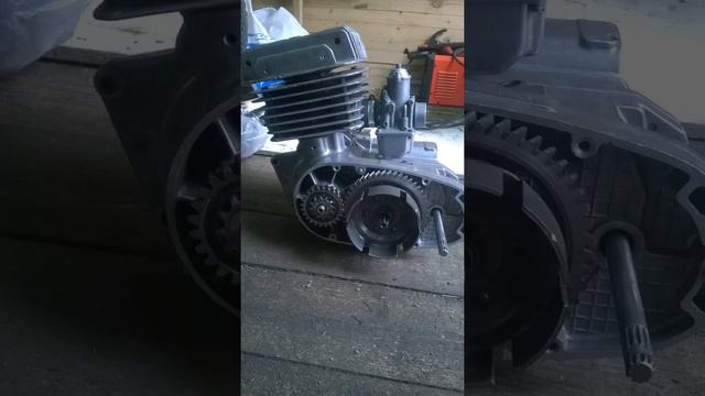 Форсированный мотор от минска.картинг.первый запуск. смотреть онлайн