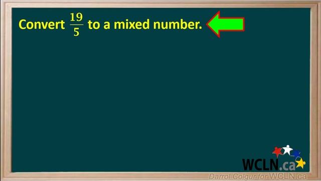 WCLN - Improper Fraction to Mixed Number смотреть онлайн