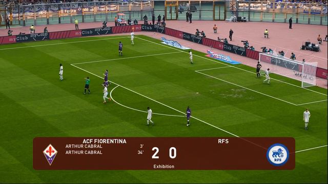 Fiorentina vs RFS | UECL 2022-2023 Play-off | PES Fantasy смотреть онлайн