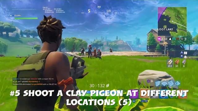 WEEK 3 CHALLENGES I SHOOT CLAY PIGEON DIFFERENT LOCATIONS I TREASURE MAP IN FLUSH FACTORY + BONUS смотреть онлайн