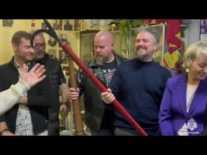 Группа "Крематорий" в гостях у пожарных