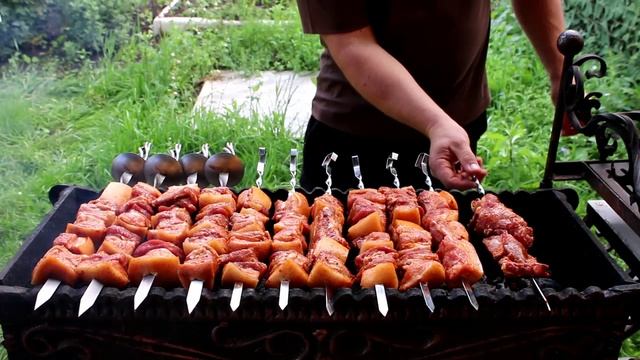 Шашлык ЗА 290 рублей. Шашлык из свиной грудинки. смотреть онлайн