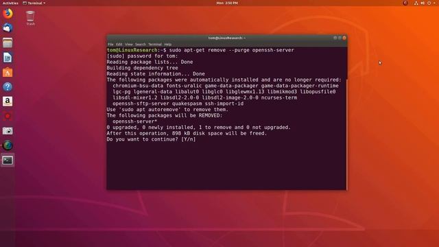 Uninstalling in Linux Using Apt get Remove with purge смотреть онлайн