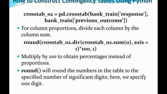 Exploratory Data Analysis, Creating Charts, Contingency Table using Python and Binning Examples смотреть онлайн
