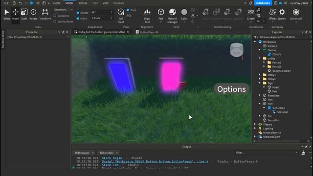Новое обби! - Моя игра 0.0.3 (Roblox Studio) смотреть онлайн