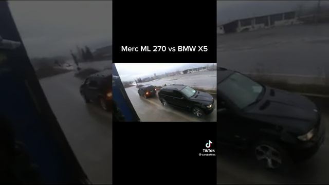 Merc ML 270 vs BMW X5 смотреть онлайн