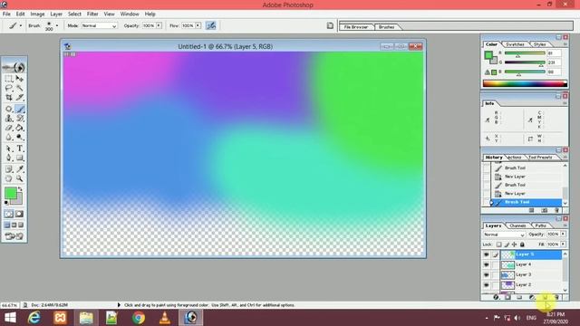 How to Create Multi Color Background Design in Photoshop || Colorful Background Wallpaper - Tamil смотреть онлайн