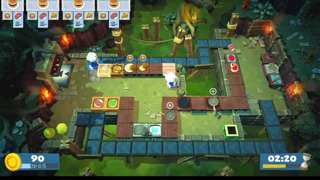 Playing Overcooked 2: Lvl 4 || Single Player || Xbox Series S