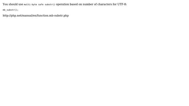 How to use substring on non english characters? (3 Solutions!!) смотреть онлайн