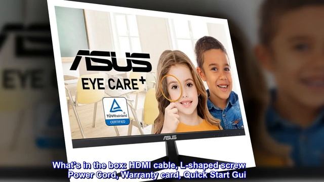 ASUS VY249HE 23.8” Eye Care Monitor, 1080P Full HD, 75Hz, IPS, Adaptive-Sync/Sync, Eye Care Plus, смотреть онлайн