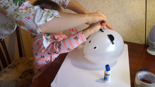Веселая поделка "Мышка из шарика" /// hack "Mouse from ball" смотреть онлайн