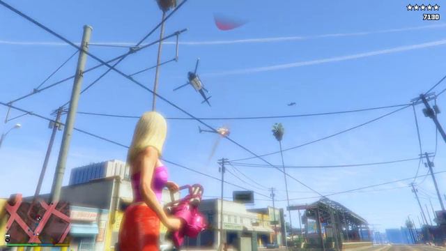 FIVE STAR COP BATTLE at MEGA MALL in GTA 5 - RAMPAGE ESCAPE (GTA V Funny Moments) смотреть онлайн
