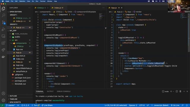 W18D2: React Lifecycle Methods & the useEffect Hook (1 of 3) смотреть онлайн