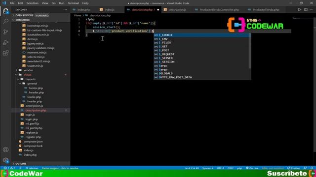 43. Mantenimiento de productos, index, parte 7 - E-commerce con PHP JS MYSQL HTML CSS смотреть онлайн