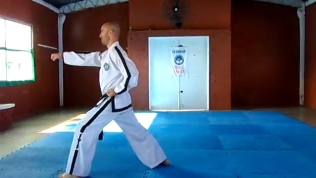 FORMA (TUL) DO SAN - Cinto Amarillo p/ verde. TaeKwon-Do ITF (ESC. ATRA SUR) смотреть онлайн