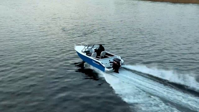 V-Пакет Волжанка 46 Classic с мотором Yamer EF60 и ходовой тент Турист