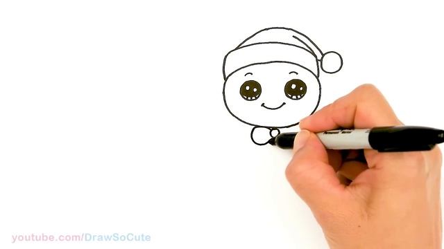 How to Draw a Gingerbread Man | Christmas Series #2 смотреть онлайн