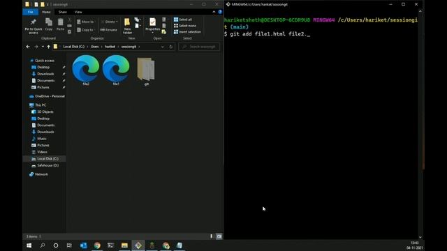 Live Demonstration (Git) - Part 3.1 | Git, GitHub and Opensource | Hariket Sukesh Kumar Sheth смотреть онлайн