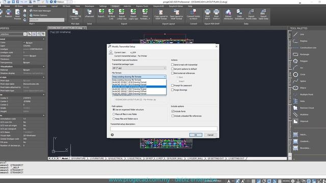 103 - Using eTransmit Command in progecad смотреть онлайн