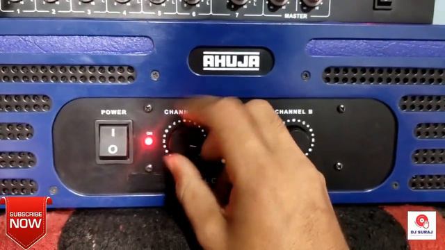 MIXER + AMPLIFIER (ANY MIXER/AMPLIFIER)SETTING OUTPUT LEVEL INDICATOR SETTING