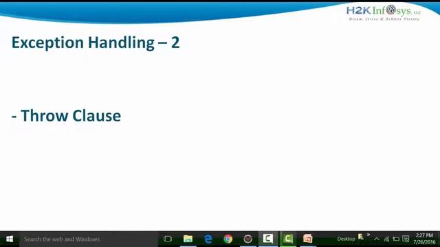What Is The Throws Exception In Java | Throws Clause In Java | Java Tutorial For Beginners смотреть онлайн