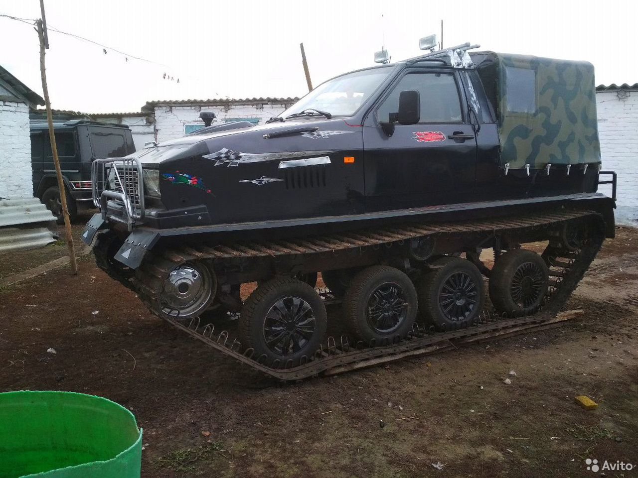 Трактор, машина и вездеход одного умельца. смотреть онлайн