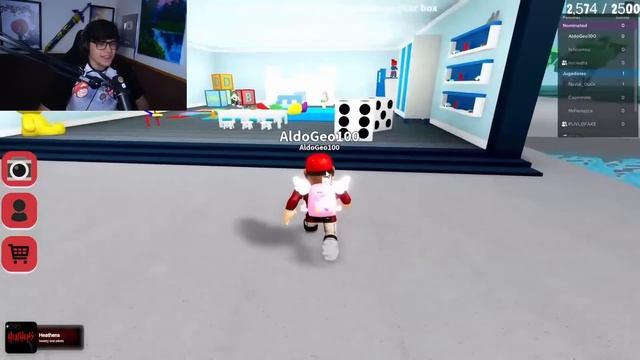 EL GANADOR!!! Aldo_geo Juega Elimination Tower ROBLOX con Streamers смотреть онлайн