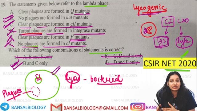 Transcriptional Switch I Lytic or Lysogenic I Previous Year Question 2014 -20 I Regulation Of Phage смотреть онлайн