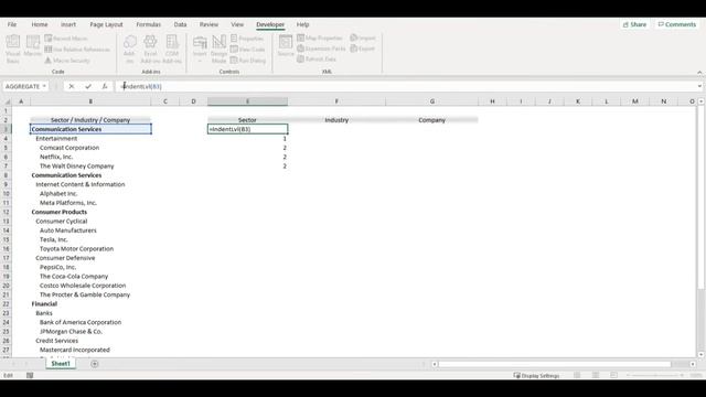 Excel - How to use indent to transform hierarchy into table смотреть онлайн