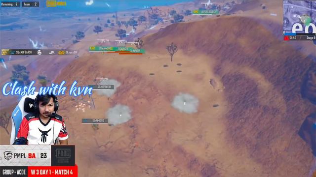 SG vs DE Last Zone 4v4 Fight 😱 | DE 7 Kills WWCD | Streamers Reaction 🔥 | Clash with kvn смотреть онлайн
