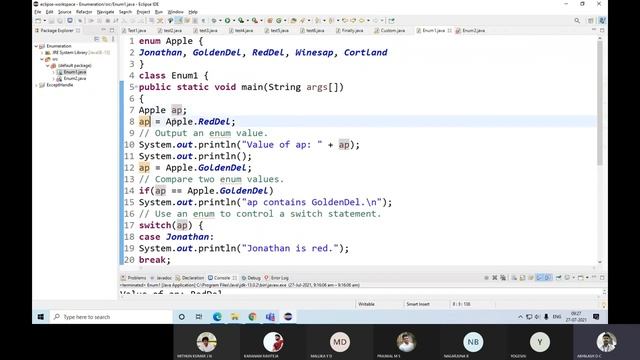 Enumerations session part 1 смотреть онлайн