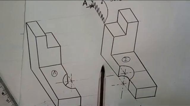coupe simple| coupes simples en dessin technique| comment représenter une coupe simple смотреть онлайн