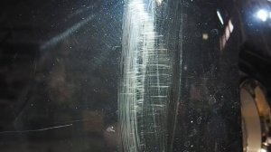 Полировка автомобилей wov1. Полировка притёртости на бампере